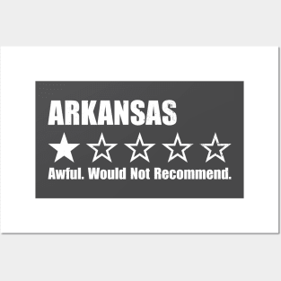 Arkansas One Star Review Posters and Art